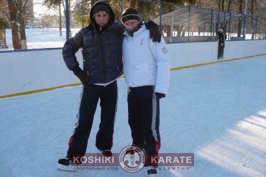 Фото 4. Зимние учебно-тренировочные сборы, январь 2010 (Юмашев Антон, Гнвушев Дмитрий)